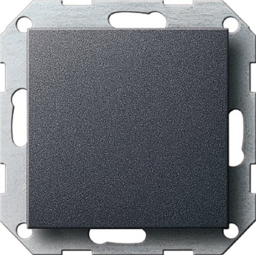 Заглушка без рамки Gira System55 1-м. антрацит картинка